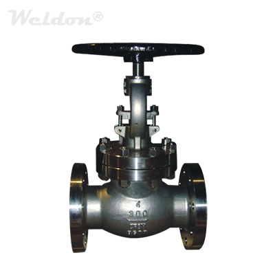 ASTM 351 CF8M Globe Valve, 4 Inch, 300 LB, ASME B16.34, RF, BB