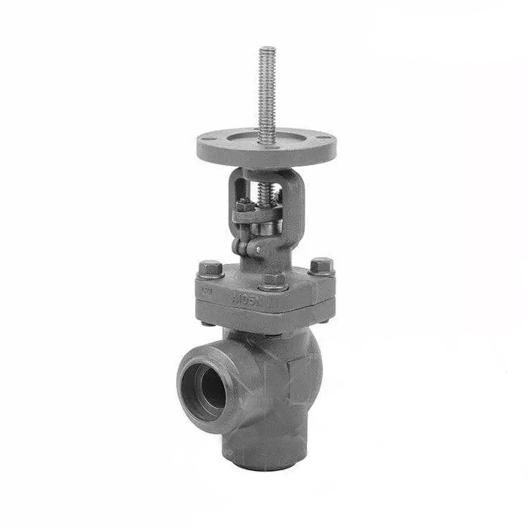 ASTM A105N Rod Angle Globe Valve, 2 Inch, Class 800 LB, BW