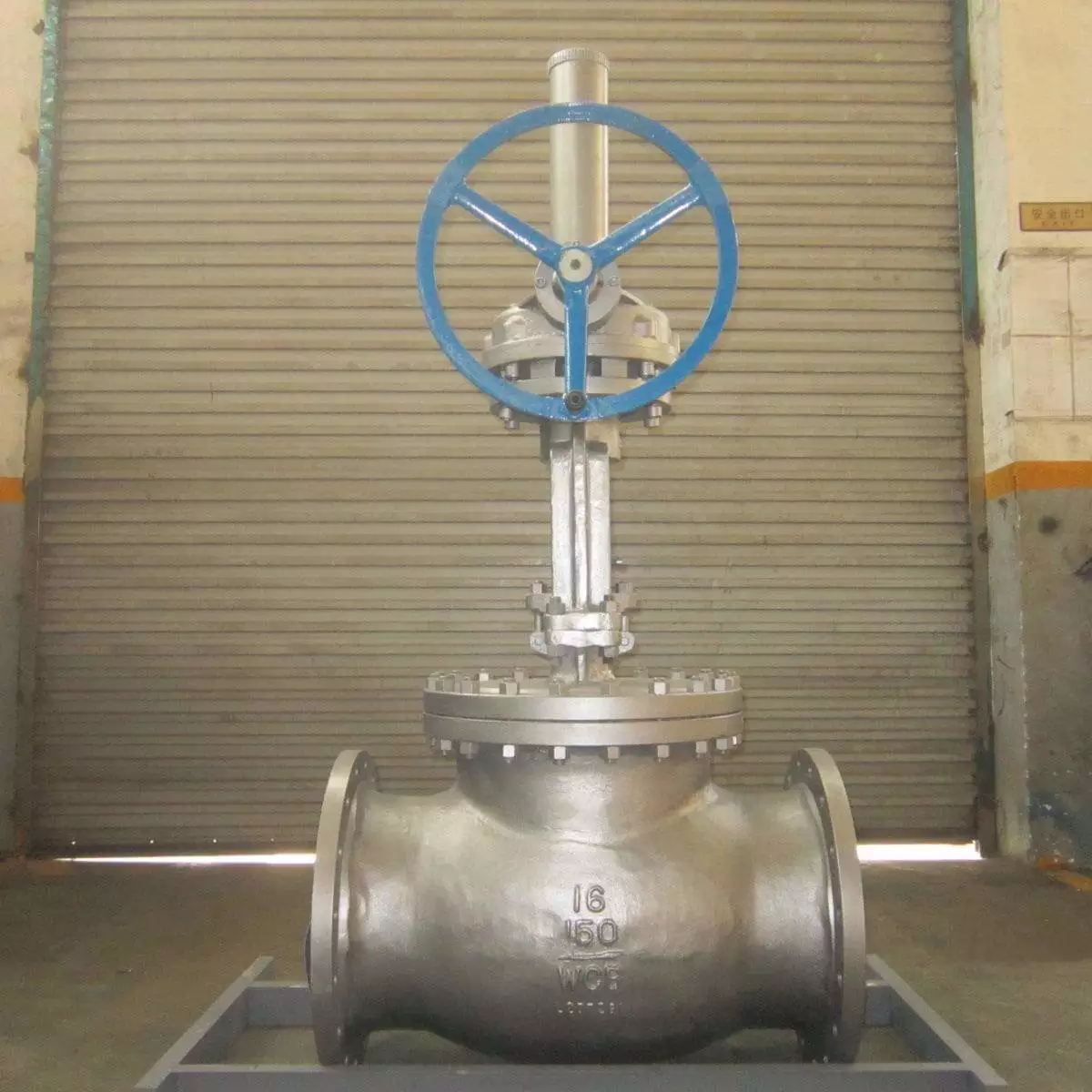 Válvula global ASTM A216 WCB, capoca parafusada, 16 polegadas, 150 LB