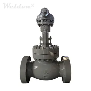 ASTM A216 WCB Globe Valve, 10 Inch, 1500 LB, ASME B16.34, BB, RF
