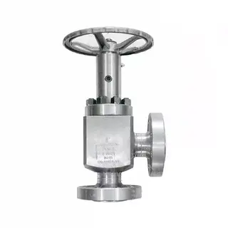ASTM A182 F304L Angle Type Globe Valve, 90 Deg, 2 IN, 900 LB