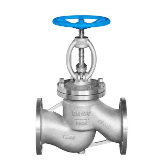 CF8M Globe Valve, EN 1.4408, DN150, PN16, DIN 3352, BB, RF