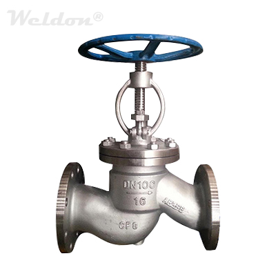 DIN 3356 Globe Valve, DN100, PN16, EN 1.4308, Flange, BB