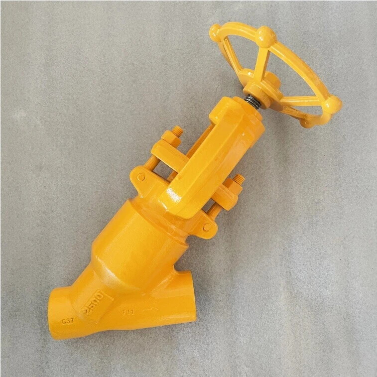 ASME B16.34 Y Globe Valve, ASTM A182 F11, 2 Inch, CL 2500 LB