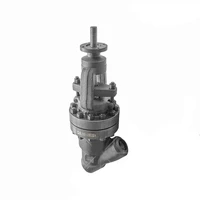 Bolted Bonnet Y Globe Valve, ASTM A105, 4 Inch, 2500 LB, BW