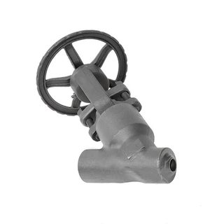 Y Pattern Globe Valve, ASTM A182 F91, 1 Inch, 2500 LB, BW