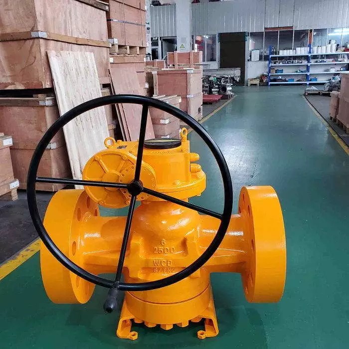 API 6D Lubricated Plug Valve, ASTM A216 WCB, 6 Inch, 2500 LB