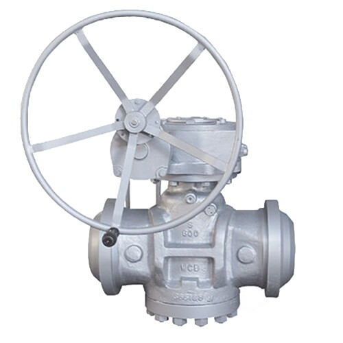 ASTM A216 WCB Balanced Lubricated Plug Valve, 6 Inch, 600 LB
