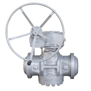 ASTM A216 WCB Balanced Lubricated Plug Valve, 6 Inch, 600 LB