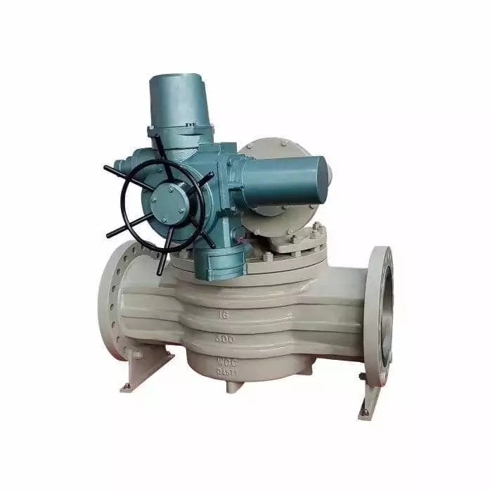 API 6D Sleeved Plug Valve, ASTM A216 WCC, 16 Inch, 300 LB, RF