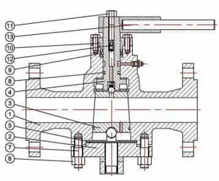 API 599, API 6D Sleeved Plug Valve, ASTM A105, 1 IN, 150 LB