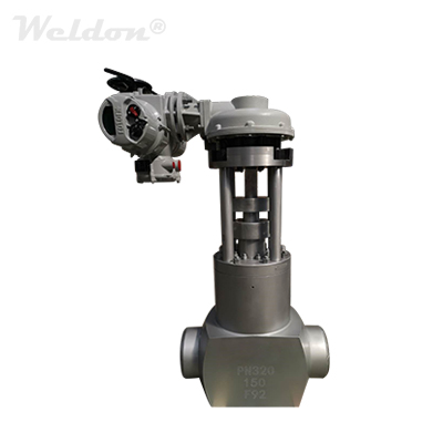 High Pressure Power Plant Gate Valve, A182 F92, DN150, PN320, BW