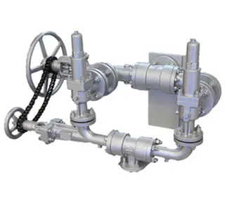 Double Linkage Change-Over Valve