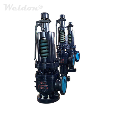 ASME B 16.5 Safety Valve, ASTM A216 WCB, 4 Inch, Open Bonnet, Lever