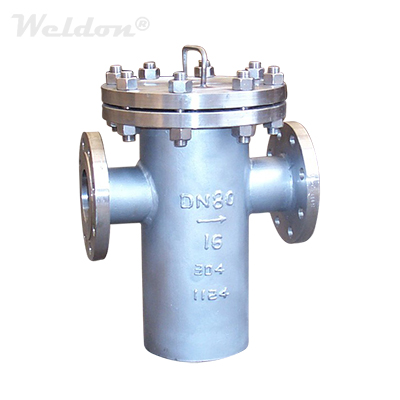 Stainless Steel TP304 Basket Strainer, DN80, PN16, RF, DIN 3356