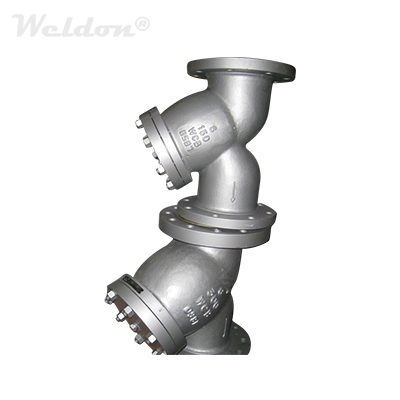 ASME B16.34 Y Strainer, ASTM A216 WCB, 6 Inch, Class 600 LB, RF