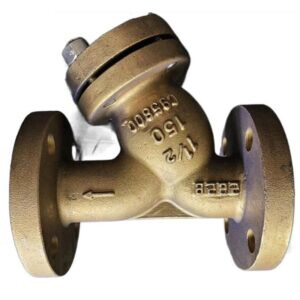 ASTM B148 C95800 Y Strainer, ASME B16.34, 1 1/2 Inch, 150 LB