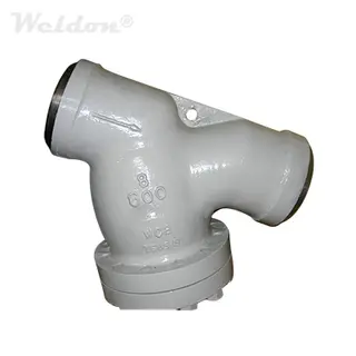 ASTM A216 WCB Y Strainer, 8 Inch, 600 LB, ASME B16.34, SS 304, BW