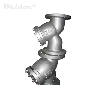 ASME B16.34 Y Strainer, ASTM A216 WCB, 6 Inch, Class 600 LB, RF