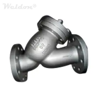 Stainless Steel Y Strainer, DIN 3356, CF8, DN80, PN16, RF Ends