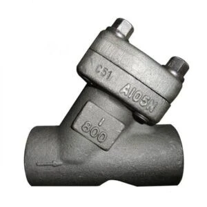 ASTM A105N Y Strainer, BS 5352, 1 Inch, Class 800 LB, SW End