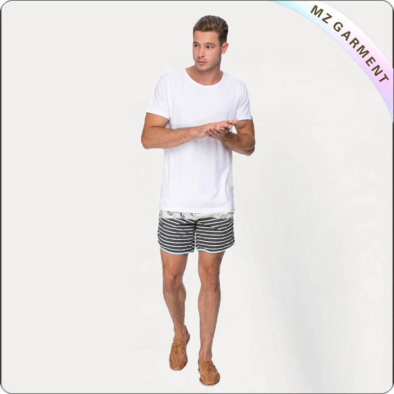 Stripy Style Beach Shorts