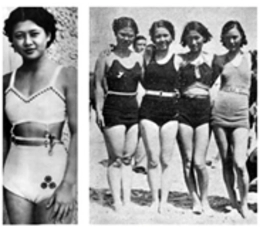 Women's Swimsuits from the 1930s to 1846s
