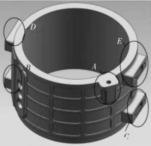 Castings after optimization Castings after optimization