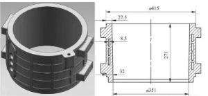 Motor housing castings