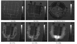 The solidification process of the original scheme The solidification process of the original scheme