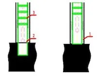 Extrusion pin structure