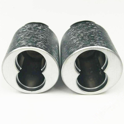 White Chrome Plating, Brushed Metal Finish for All Lock Housings
