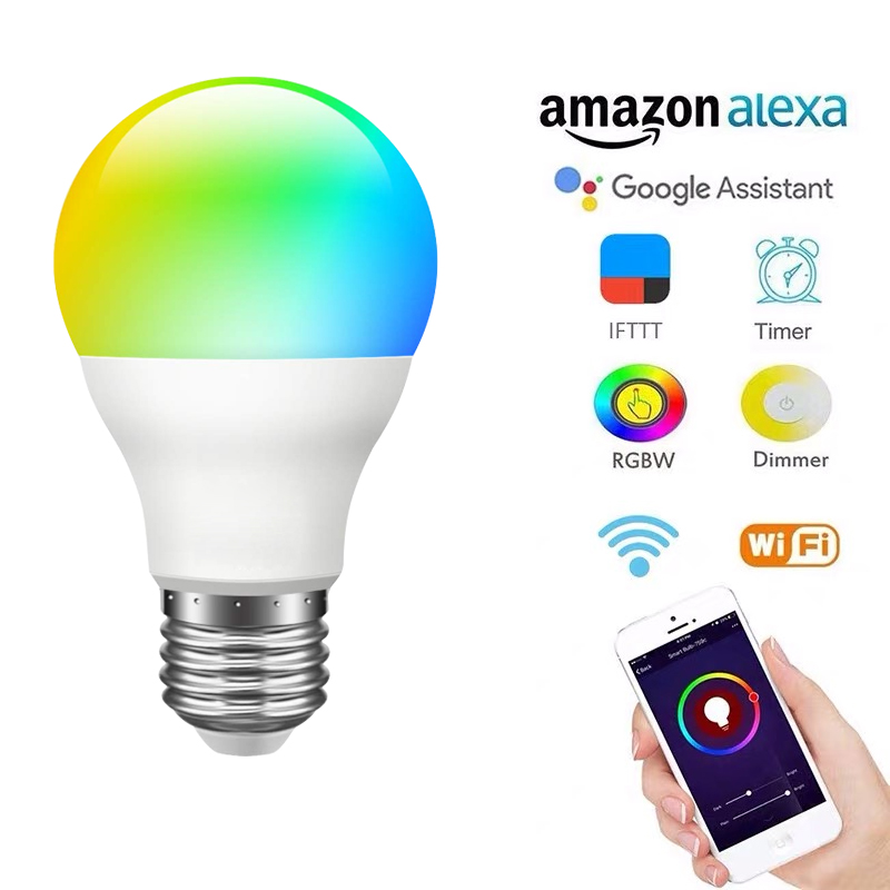 Wireless Light Bulb Smart LED Light Bulb 7W For Google Home