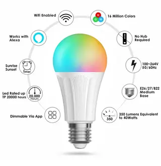 wifi rgbw led bulb