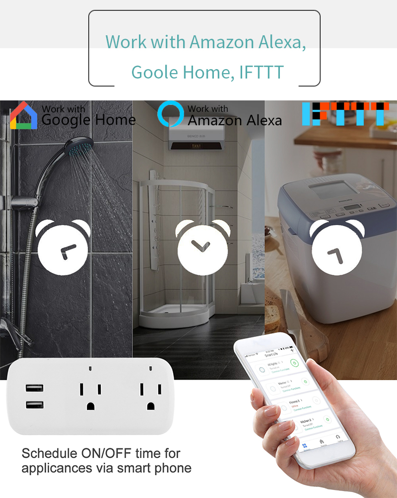 Smart Remote Control Wifi Plug Socket