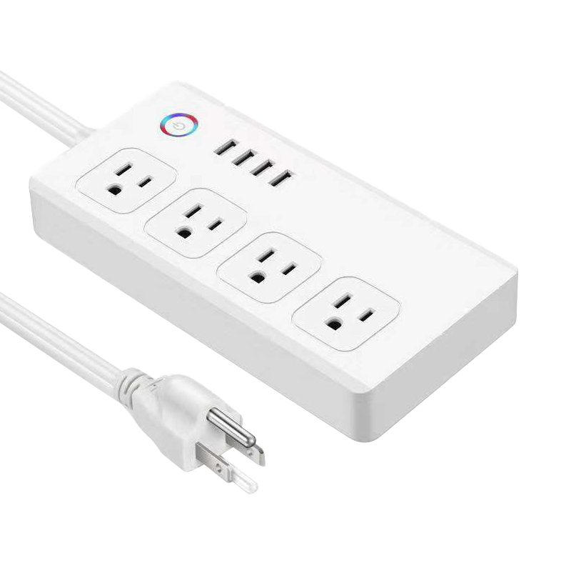 Smart Plug Socket Google Home Smart Plug 4AC+4USB