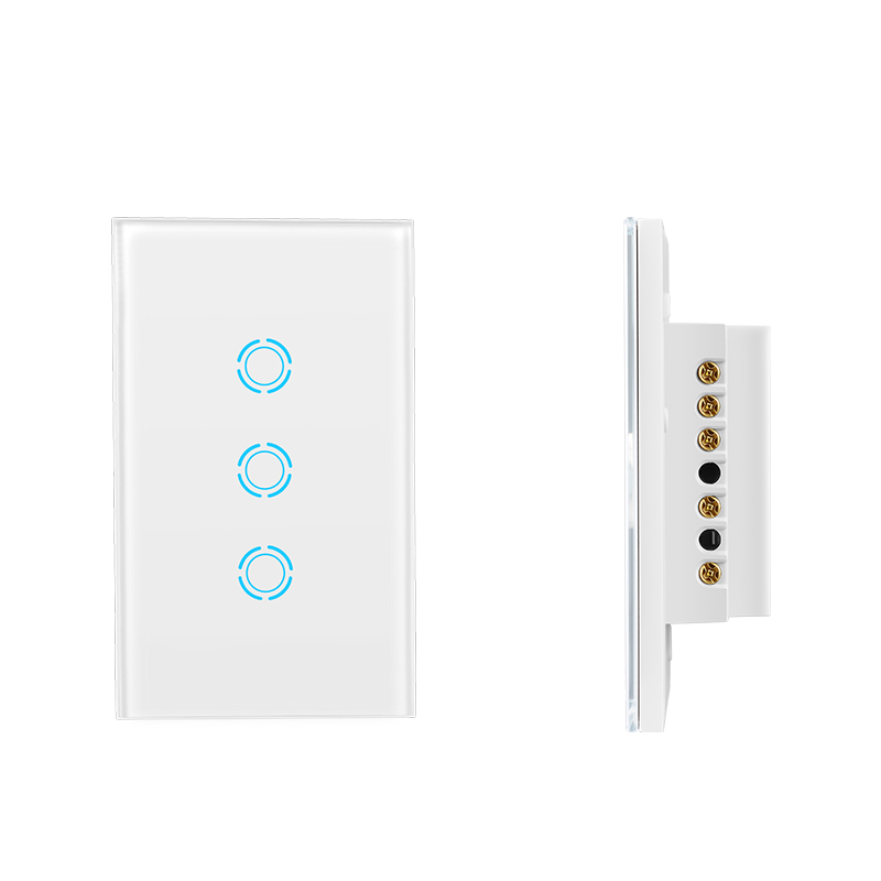 App Controlled Light Switch Smart Switch Wifi Wall Switch 3 Gang