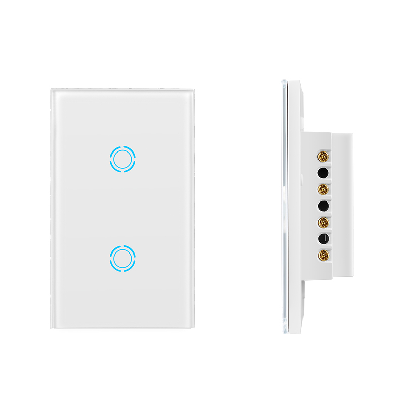 Remote Control Electric Switch Smart Wireless Lamp Switch 2 Gang