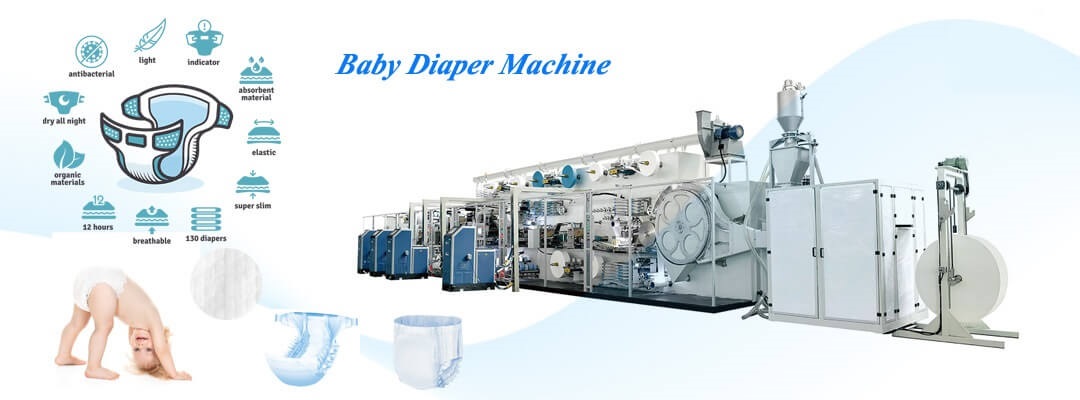 Banner 4 Baby Diaper Machine Factory