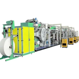 Production Process of Sanitary Napkin Production Line
