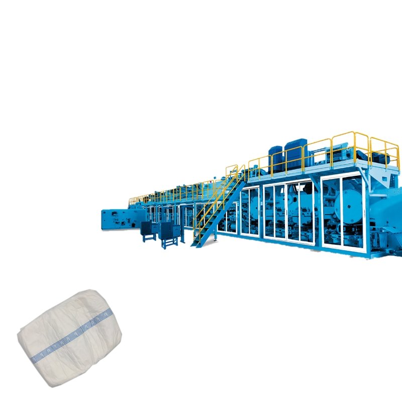 Economical Fully Automatic PLC Control Adult Diaper Machine