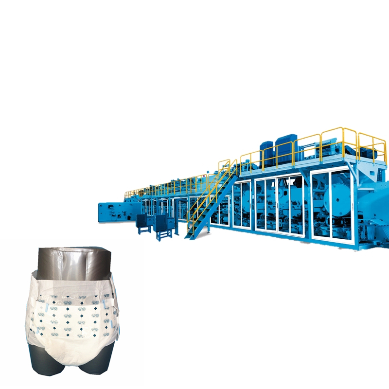 Latest Adult Diapers Manufacturing Machine with PLC Control