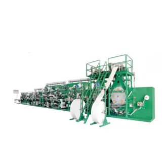 Dual Frequency Conversion Control Adult Diaper Making Machine