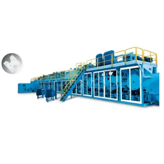 High Speed Fully Servo Automatic Adult Diaper Making Machine