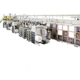 Double Layer Enclosure Leak Proof Adult Diaper Machinery