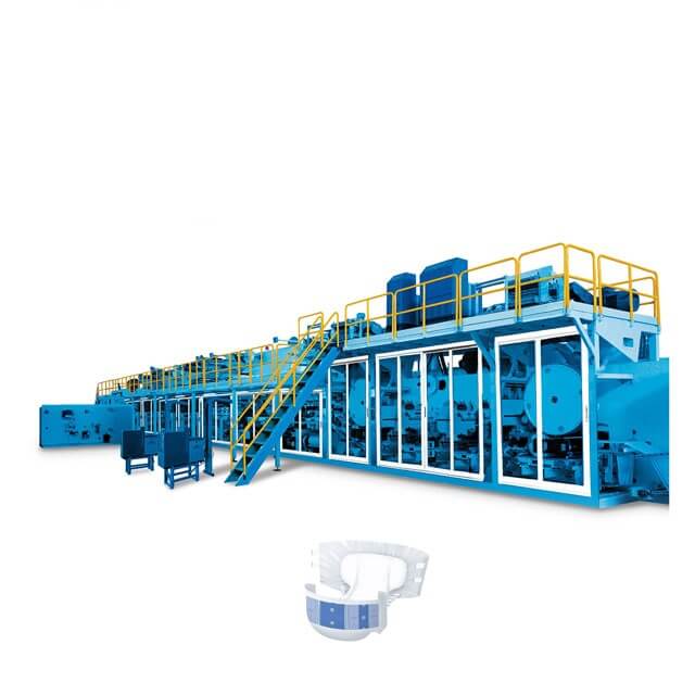 Semi Servo I Shape Adult Diaper Production Line