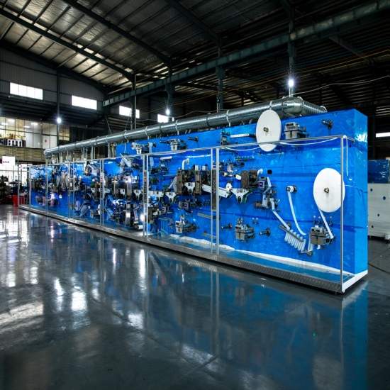600 Pcs/Min Baby Diaper Making Machine, with the Stacker