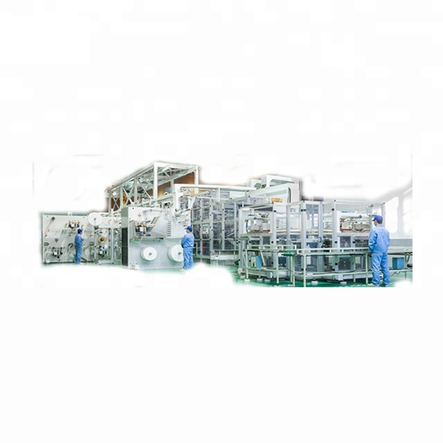 Affordable Elastic Waistband Baby Diaper Machine, 600 Pcs/Min
