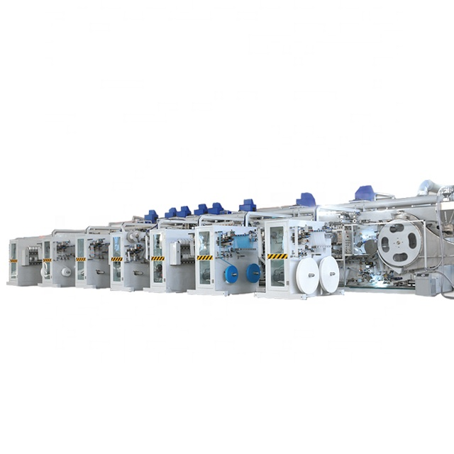 Automatic Web Guide System Baby Diaper Manufacturing Machine