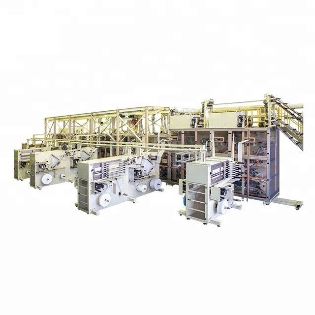 Classic Full Servo Big Waistband Baby Diaper Making Machine